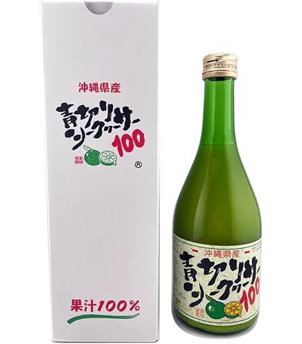 Amazon.co.jp: 沖縄特産販売 青切りシークワーサー100 500ml ×6本